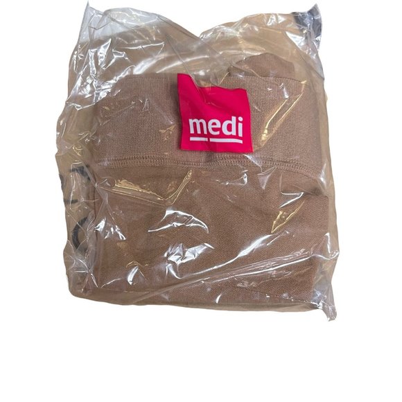 Mediven Plus Medical Compression Socks Size III 16103 Beige Calf Top Band CT NEW - Picture 2 of 8